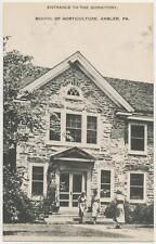 ca1940s-50s Ambler PA - School of Horticulture Dormitory Entrance picture