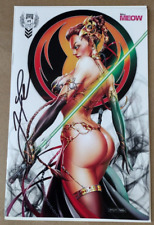 Miss Meow #1, 2022, Star Wars Leia Jedi cosplay, signed Jamie Tyndall picture
