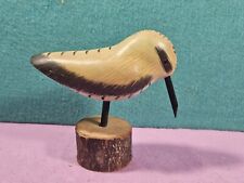 Vintage Heritage Mint Ltd Painted Wood Wooden Sandpiper Shore Bird Folk Art  picture