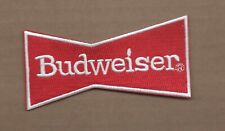 NEW 2 1/8 X 4 1/4 INCH BUDWEISER IRON ON PATCH  P1 picture