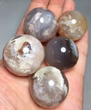 140g  NATURAL flower agate  small sphere QUARTZ CRYSTAL balls HEALING picture
