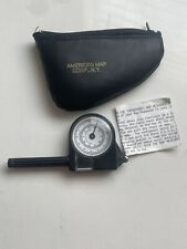 Vintage American Map Corp NY Topographic Map Measurer Tool, Case, Manual picture