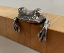 Pewter Frog Shelf Sitter Decoration picture