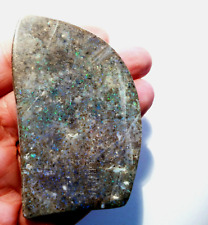 Large Australian Andamooka Matrix Opal Specimen Speckled Purple Blue Green (3284 picture
