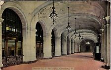 1911 Interior U. S. Post Office Cleveland Ohio OH Vintage Postcard  picture