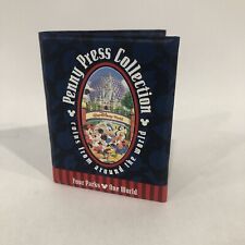 Disney World Penny Press Collection  Book w/ 8 Pennies 1 Quarter picture