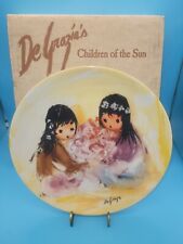 Plate #1 “Spring Blossoms” DeGrazia’s Children of the Sun Collection 1986  picture
