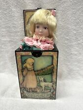 Vintage 1987 ENESCO Mary Had a Little Lamb Jack-in-the-Box Karen Hahn W/ Box picture