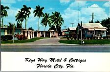 Vintage Postcard Keys Way Motel & Cottages Florida City FL                 F-032 picture