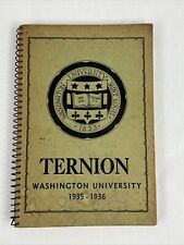 Washington University Saint Louis 1935 Ternion Book St. Louis Missouri 1935 1936 picture