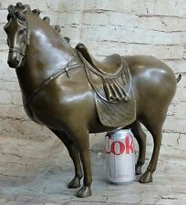 Huge Sale Horse Bronze Sculpture MantleStatue Hot Cast Figurine Hand Made Art picture