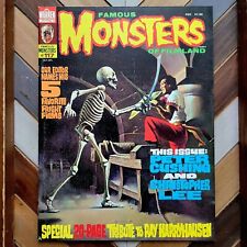 FAMOUS MONSTERS of FILMLAND #117 VF Warren 1975 SINBAD Cover KEN KELLY + Cushing picture