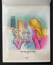 VERY BUSY BARBIE - A Little Golden Book - ORIGINAL ART Page #13 by Win Mortimer picture