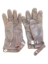 Worldwar2 original imperial japanese army aviation leather gloves glove brown picture
