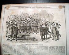 THOMAS SIMS Fugitive Georgia Escaped to Boston Slavery Case Print 1851 Newspaper picture
