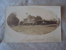 RPPC Main Street  Lansdale PA  Oval Vignette undivided 1906  posted picture