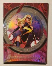 CAPTAIN MARVEL 2023 Finding Unicorn Marvel Avengers 60th Pink HOLO /249 CC49 picture