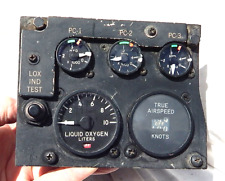 USAF & USN A-7 Corsair II Pilot's Cockpit LOX, 3 PC's & True Airspeed Panel picture