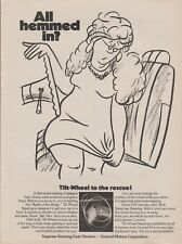 1979 Saginaw Steering Gear - GM Tilt-Wheel Rescue - Cartoon Art Woman - Print Ad picture