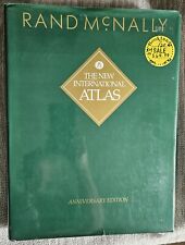 Rare* Randy Mcnally The New International Atlas Anniversary Edition 1991.  (g55) picture