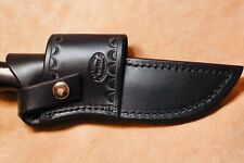Custom Black Leather Crossdraw Sheath for Buck 119  picture