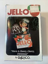 Vintage 1993 JELL-O Brand Have a Cheery Cherry Christmas Ornament New in Box picture