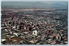 Phoenix Arizona AZ Postcard Aerial View Downtown Capital Exterior Building c1957 picture
