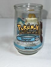 Vintage Welch's 1999 Jelly Glass Pokemon Togepi 9th In Series Of 9 Unused picture