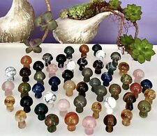 Wholesale Lot 50 Pcs 19mm Mixed Crystal Mushroom Healing Energy picture