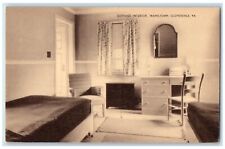 c1940 Cottage Interior Traveltown Cloverdale Virginia VA Artvue Vintage Postcard picture