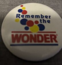 Vintage Wonder Bread 3” Pin (Remember The Wonder) picture