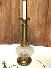 Antique Large Glass & Brass 37