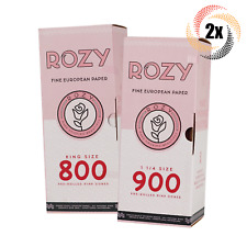 2x Boxes Rozy Fine European Pink Pre Rolled Cones | Variety Size | Mix & Match picture