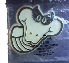 Hallmark PIN Halloween Vintage GLOW IN DARK SNAKE Monster Brooch NEW MIP  picture