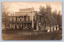 J87/ Rittman Ohio RPPC Postcard c1910 Medina Wayne Hotel Store 1740 picture