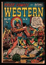 Feature PRIZE COMICS WESTERN No. 86 (1948) Big 52 Pages American Eagle picture