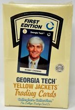 Georgia Tech Yellow Jackets College Trading Cards Factory Sealed 36-Pack Box picture