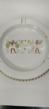 Vintage K.P.N.Y. Porcelain Ashtray w/ Egyptian Theme Made in Italy picture