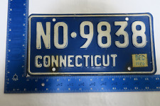 1976 76 CONNECTICUT CT LICENSE PLATE TAG # NO-9838 picture