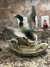 Mid Century Mallard Duck TV Lamp with Planter, Lane and Co. 1954 Preowned VGUC picture