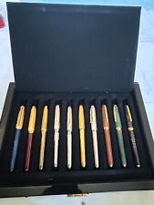 Collection of 10 Louis Cartier Fountain Pens, 18K Nibs- picture