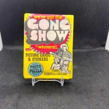 Two (2) 1977 Fleer GONG SHOW Trading Cards Sealed Wax Gum Pack picture