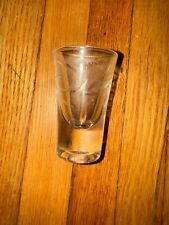 Vintage Etched Glass Sasaki Shot Glass picture