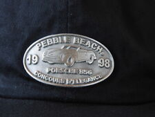 1998 Pebble Beach Concours PORSCHE 356 Hat Ball Cap Black picture