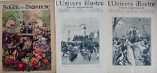 1898 Flower Festival Paris Avenue Acacias 3 Old Newspapers picture