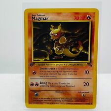 Pokémon Magmar 1st Edition 39/62 Fossil WOTC 1999 Pokemon Uncommon Card NM-MT picture