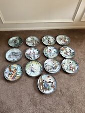 Imperial Jingdezhen 'Beauties Of The Red Mansion' Porcelain Plates 1988 Full Set picture