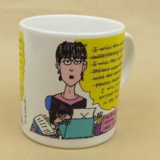 Humorous Coffee Mug “The Buck Stops Before It Gets Here” Artist Nicole Hollander picture