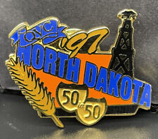 Vintage 1997 QVC 50 In 50 NORTH DAKOTA State Travel Pin Souvenir Collectible picture