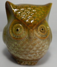 Ceramic Owl Vintage Figurine 4 inches picture
